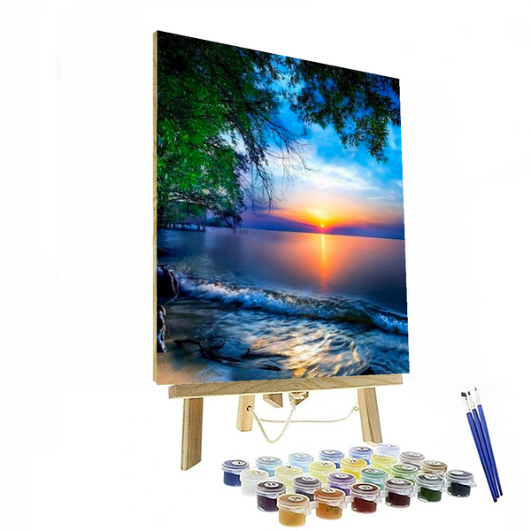 DIY Sea Paint By Numbers Painting Kit