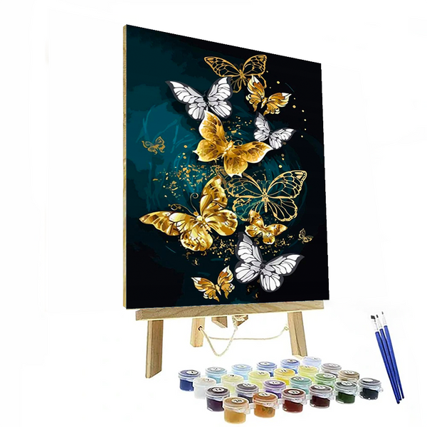 DIY Butterflies Paint By Numbers Painting Kit