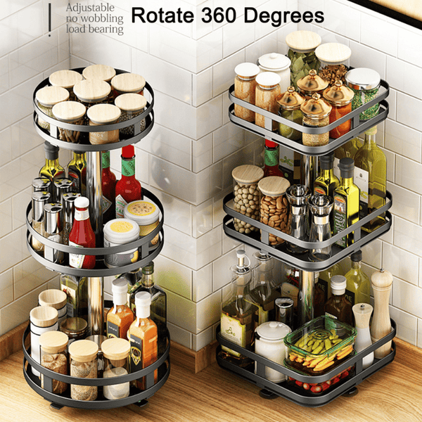 🔥Kaufen Sie 2 KOSTENLOSER VERSAND🔥Das um 360 ° drehbare Lagerregal kann in jeder Szene verwendet werden