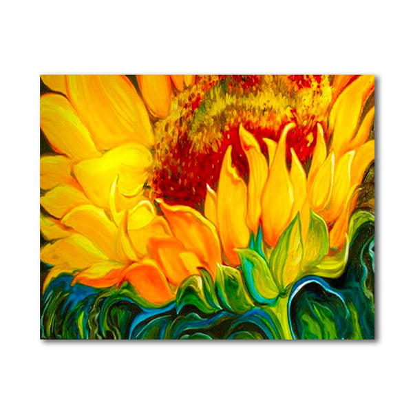 Sunflower Macro Paint By Number Painting Set