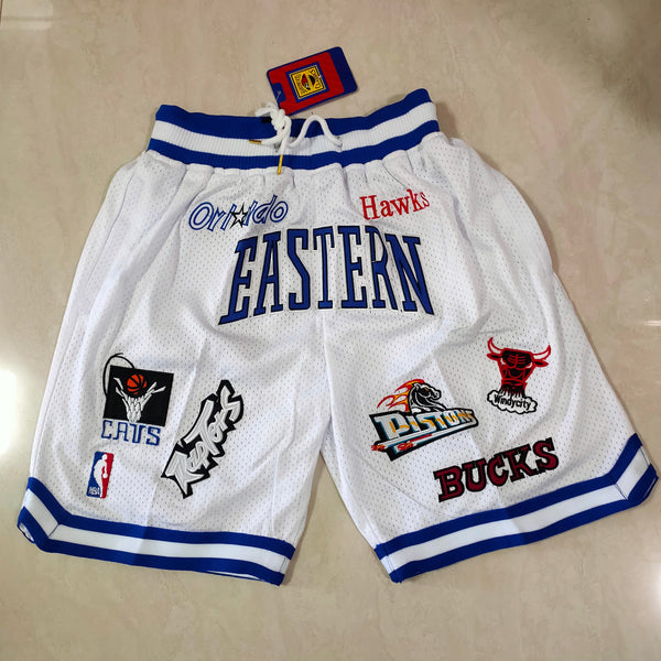 2024 NBA All-Stars Eastern White Full Density Embroidered Pocket Pants