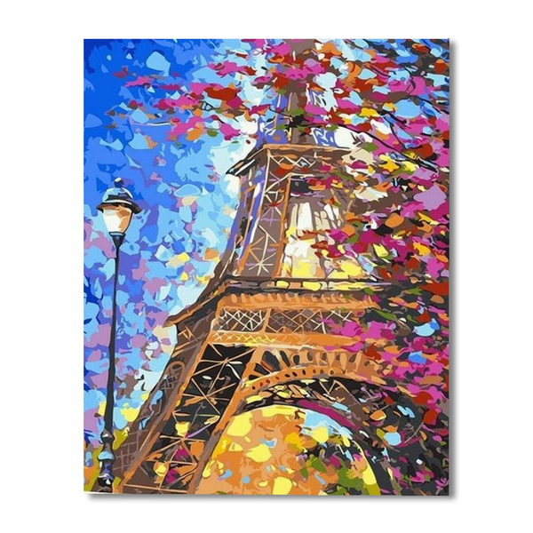 Eiffel Tower Paint By Numbers Painting Kit