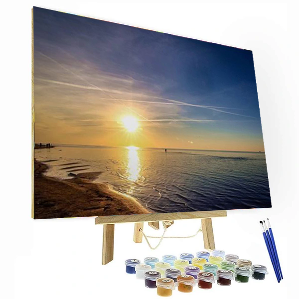 Setting Sun Paint By Number Painting Set