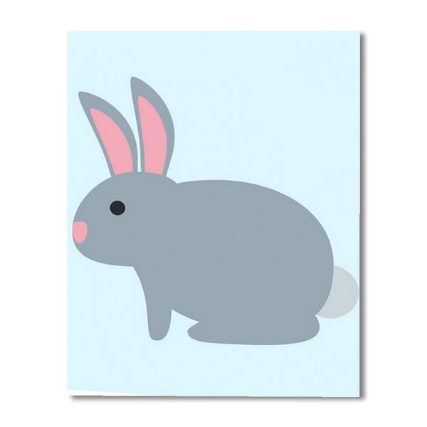 Rabbit Paint By Numbers Painting Kit