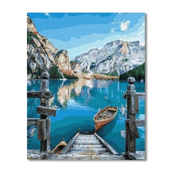 Mountain Landscape Paint By Numbers Painting Kit