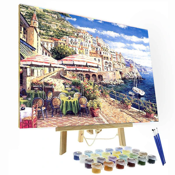 Coffee In Italy Paint By Number Painting Set