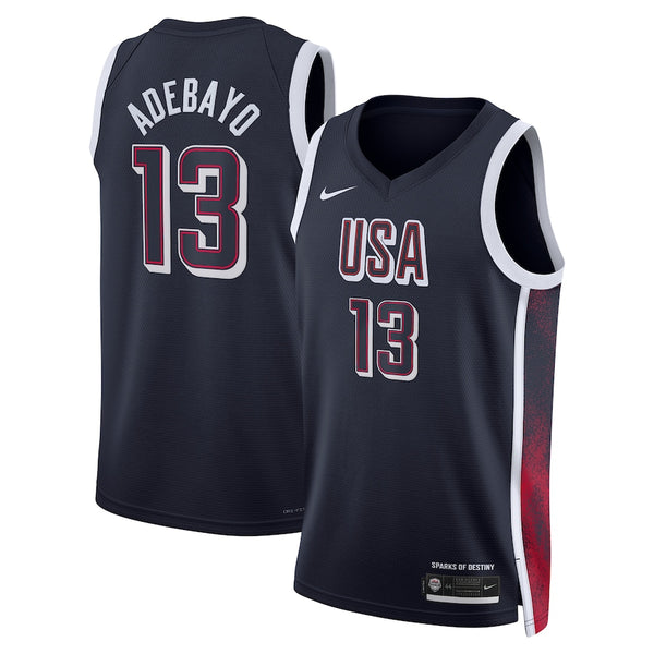 24 Giochi Olimpici ADEBAYO USA Team Dark Black Fan Edition 