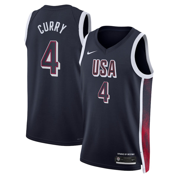 24 Olympische Spiele CURRY USA Team Dark Black Fan Edition 