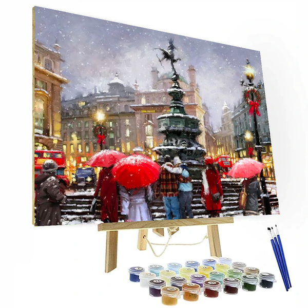 Christmas Family Celebrations Paint By Numbers Painting Kit