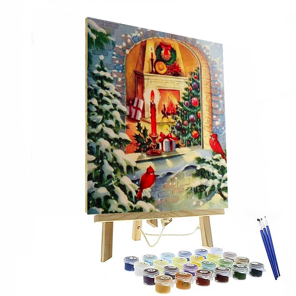 Christmas Cozy Evening Paint By Numbers Painting Kit