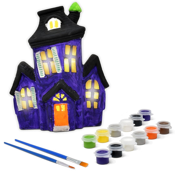 Ceramic Halloween Haunted House Paint Craft Kit