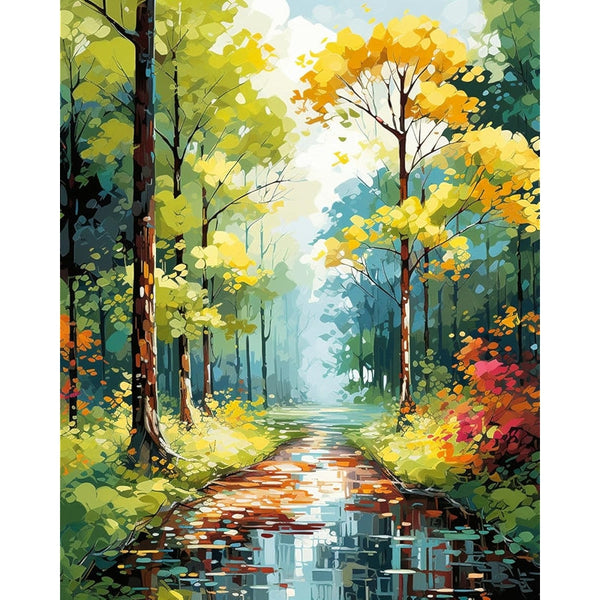 Scenery Theme Paint By Numbers Kit