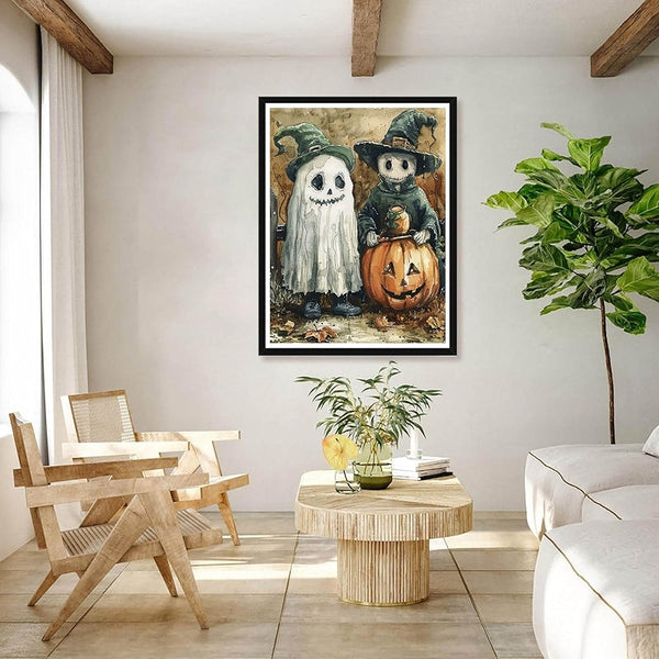 5D Diamond Art Painting Kit Halloween Design Full Drill DIY