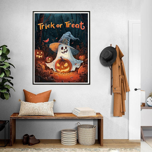 Trick Or Treat Ghost Paint By Numbers Kit