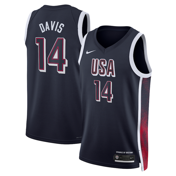 24 Olympische Spiele DAVIS USA Team Dark Black Fan Edition 