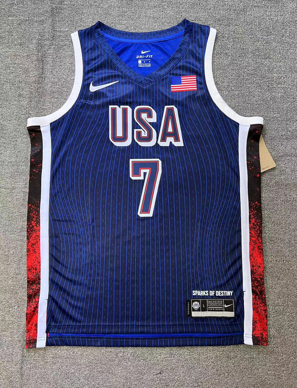 2024 Paris Olympics DURANT USA Team Blue Stripes