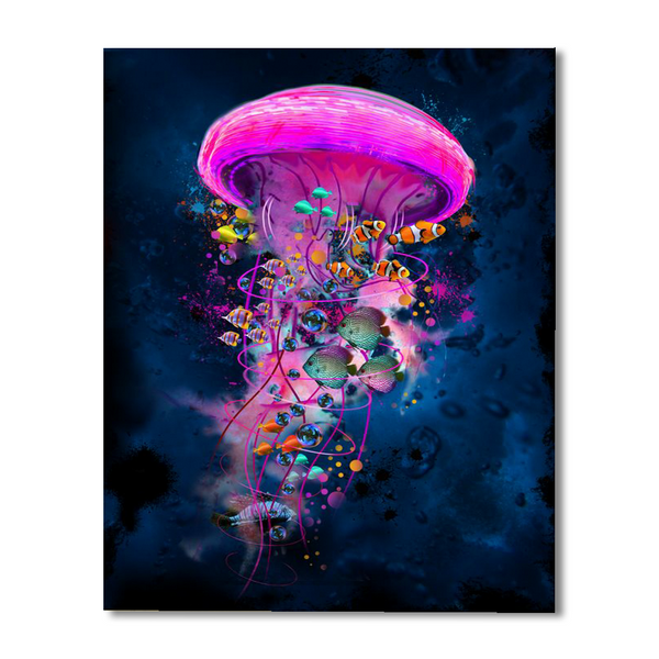 Jellyfish Ride Paint By Numbers Painting Kit