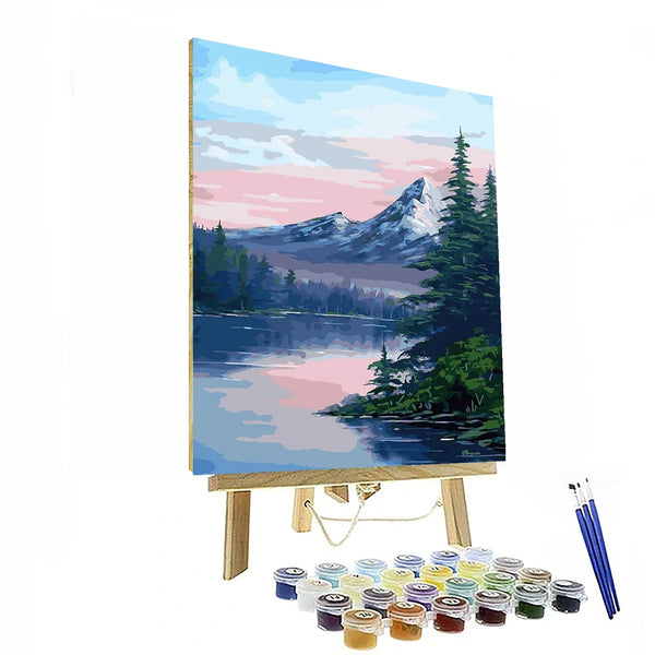 Serene Summit Paint By Number Canvas Kit