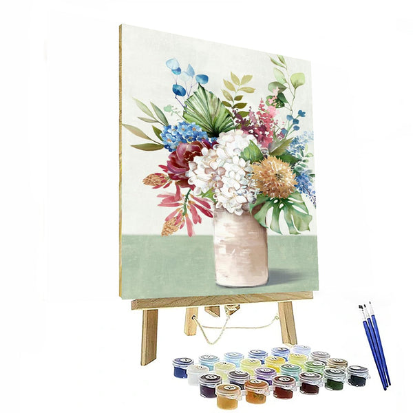 Botanical Serenity Paint By Numbers Kit