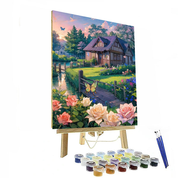 Cottage Garden Paint By Number Kit