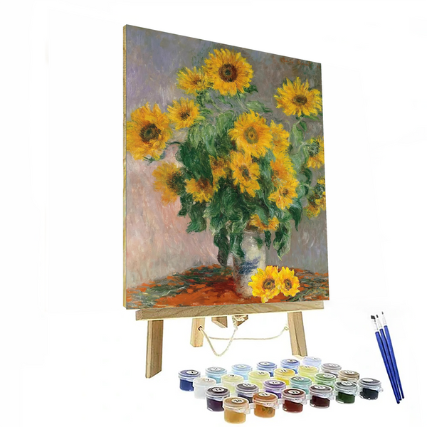 Sunflower Serenade Paint By Number Kit