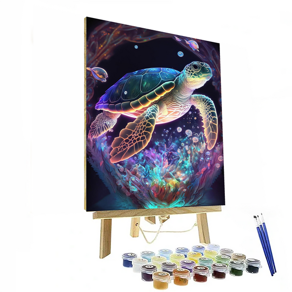 Aqua Odyssey Paint By Number Canvas Kit