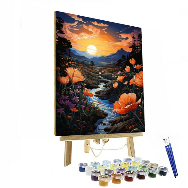 Dawns Radiance Paint By Number Canvas Kit