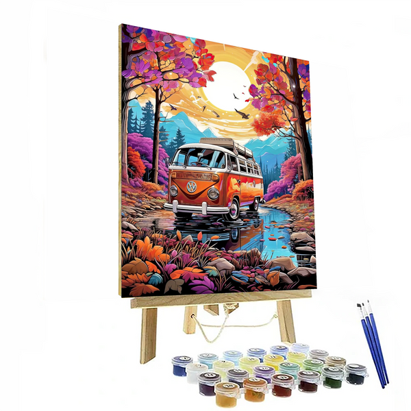 Sunset Voyage Paint By Number Canvas Kit