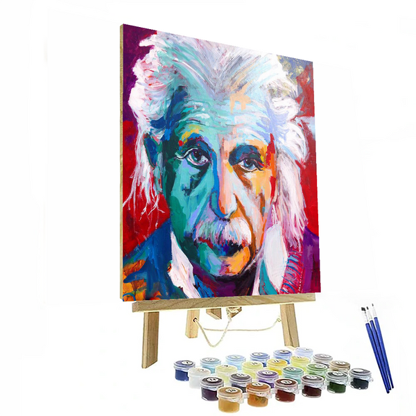 Albert Einstein Paint By Numbers Painting Kit