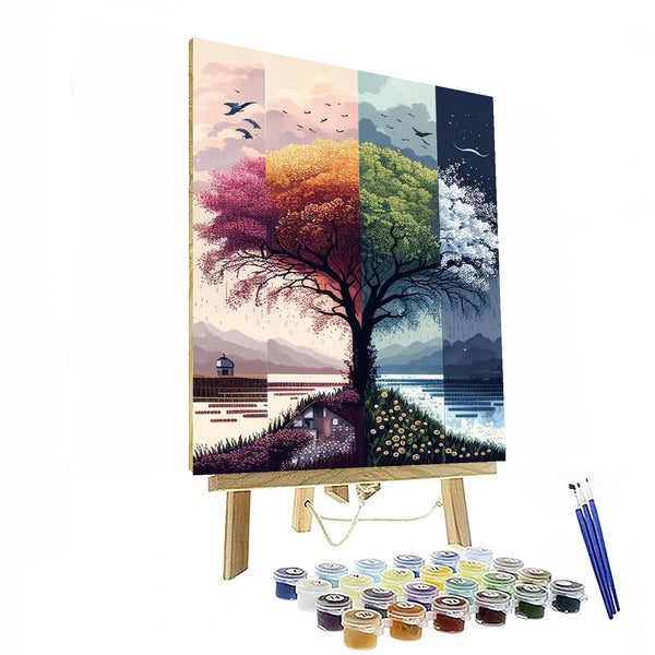 Tree Paint By Number Kit