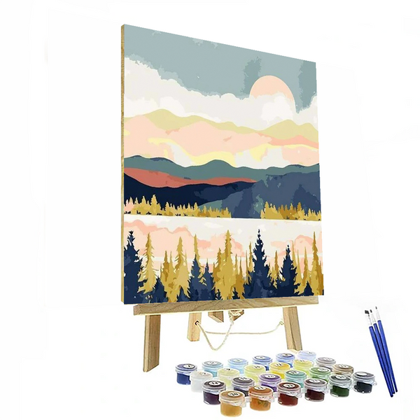 Peaceful Forest Paint By Numbers Painting Kit