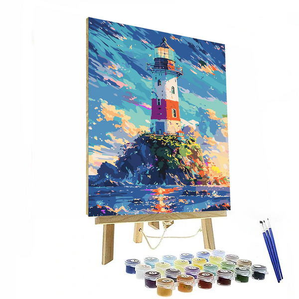 Coastal Beacon Paint By Numbers Kit