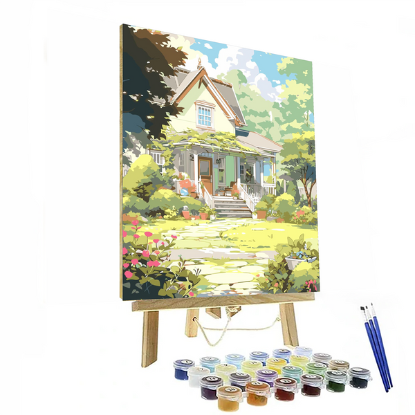 Serene Homestead Paint By Numbers Kit