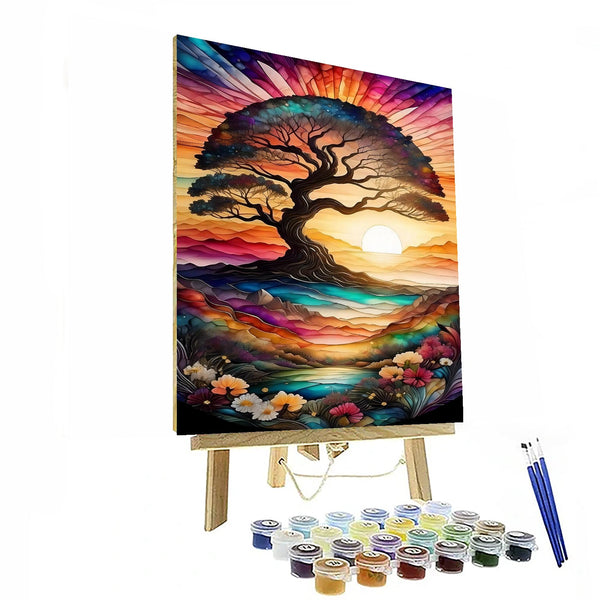 Serenity Tree Paint By Number Kit