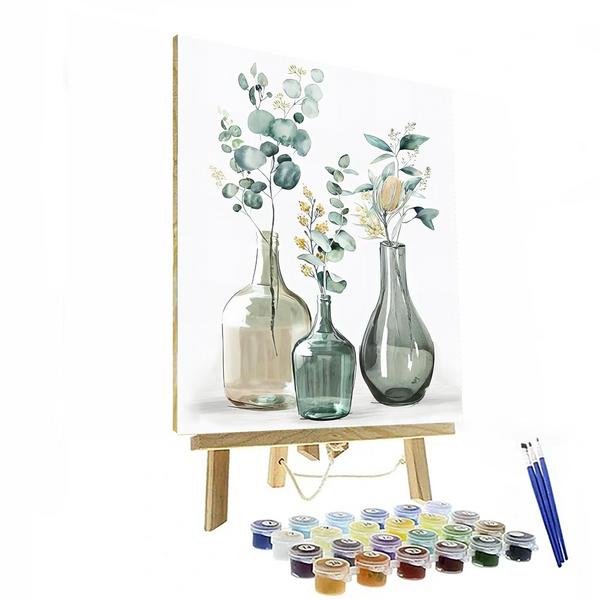 Verdant Vignettes Trio Paint By Numbers Kit