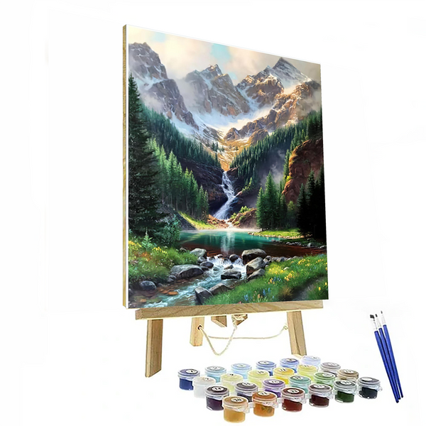 Scenic Mosic Paint By Number Canvas Kit