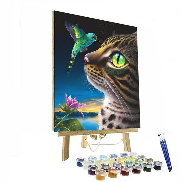 Cat Paint With Round Diamonds Paintings Packs