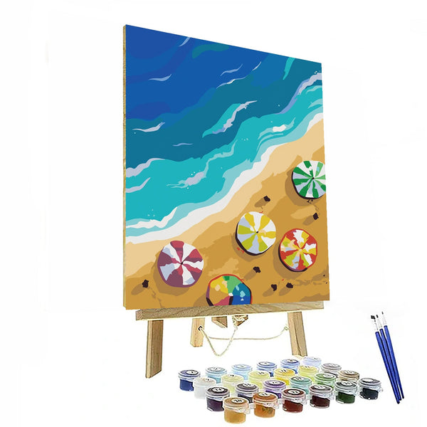 Seaside Serenity Paint By Number Canvas Kit