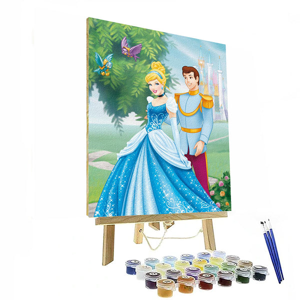 Cinderella And The Prince Charming Paint By Number Painting Set