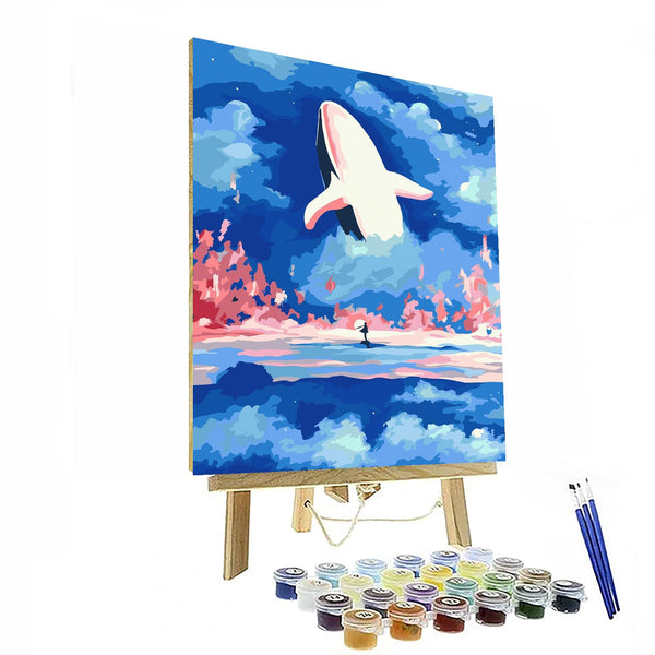 Surfer And Shark Paint By Numbers Kit