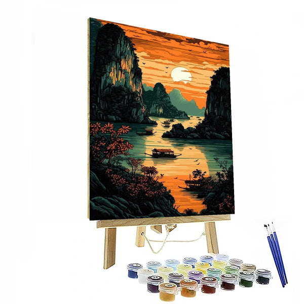 Dusk Seascape Paint By Numbers Kit