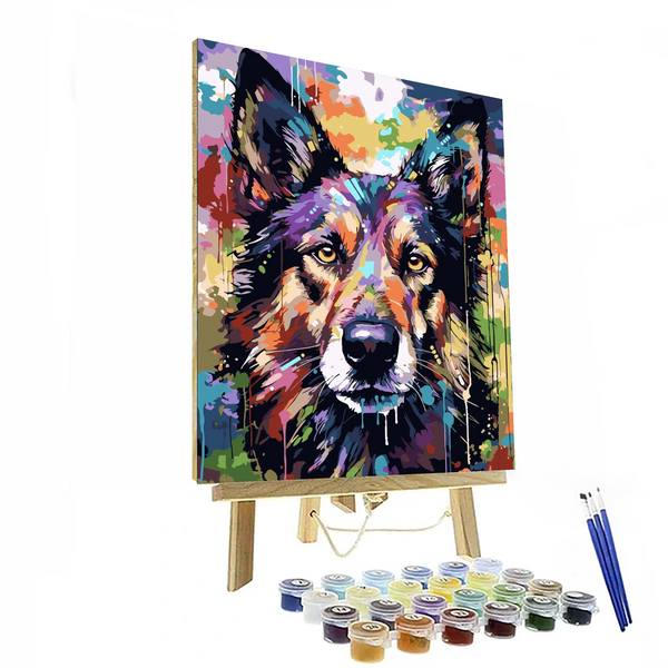 Malen-nach-Zahlen-Set „Dog Art“