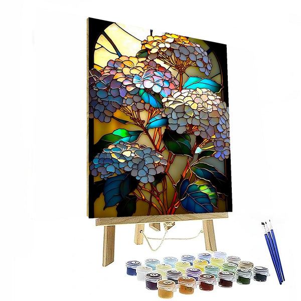 Stained Blossoms Paint By Numbers Kit