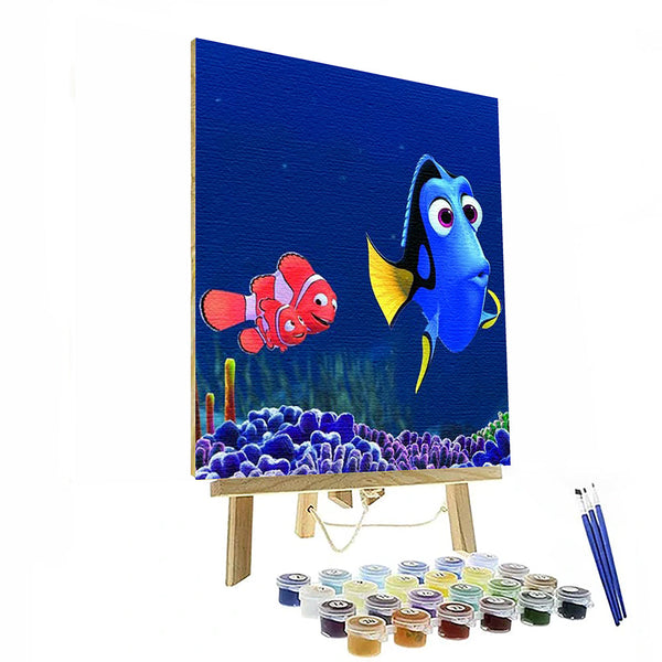 Nemo And Dory Paint By Number Painting Set