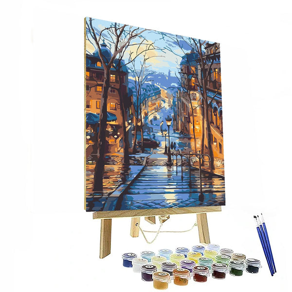 Dusk In Paris Paint By Number Kit