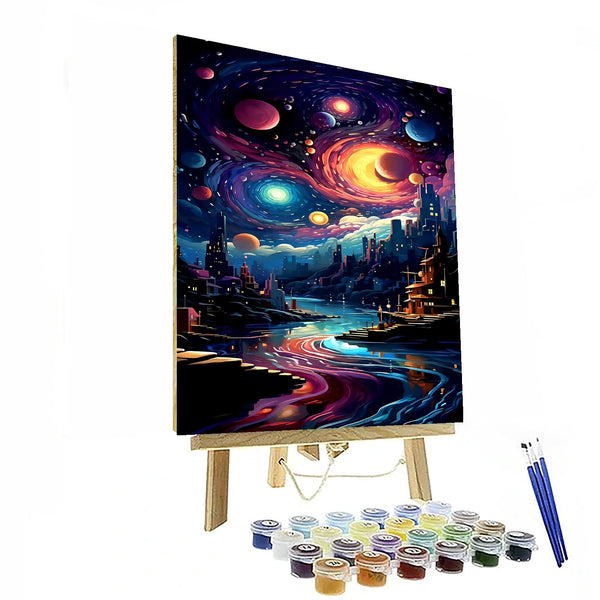 Vortex Cityscape Paint By Numbers Kit