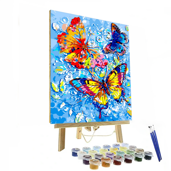 Butterfly Abstract Art Painting Kit