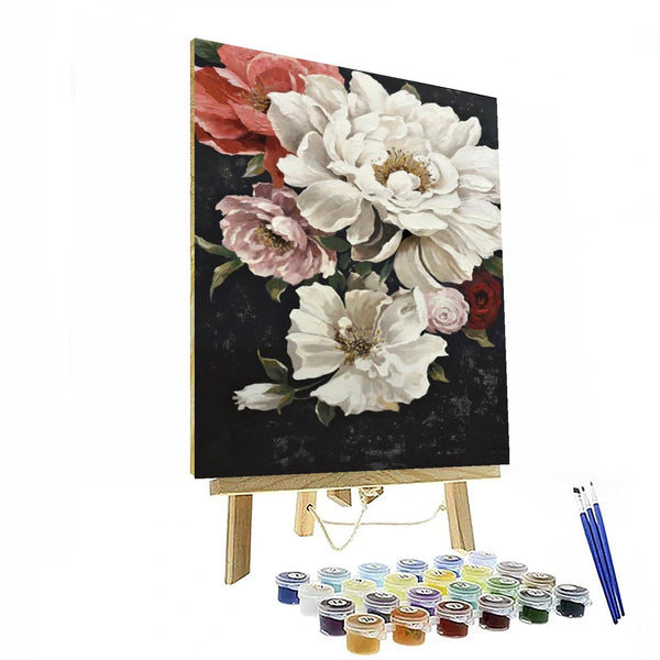 Elegant Flowers Paint By Numbers Kit