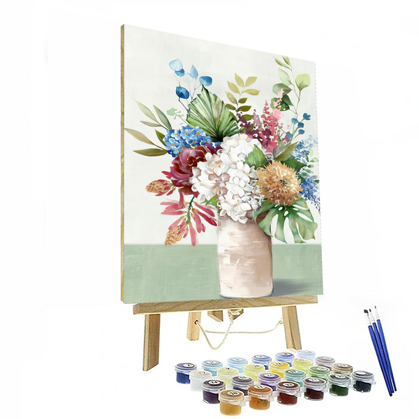 Vibrant Blossoms Paint By Number Kit