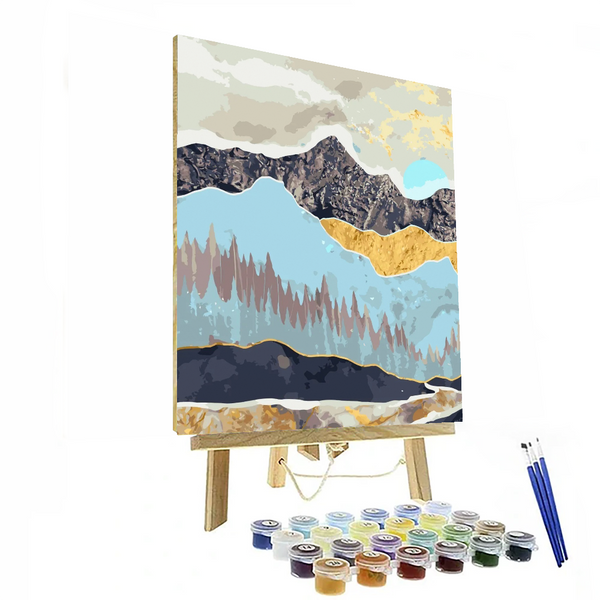 Mountain View Paint By Numbers Painting Kit